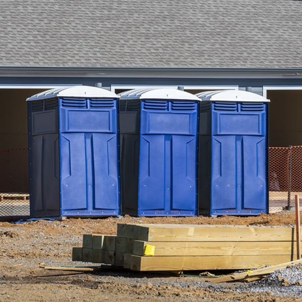 is there a specific order in which to place multiple portable restrooms in El Brazil Texas